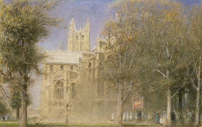Canterbury katedral af Albert Goodwin